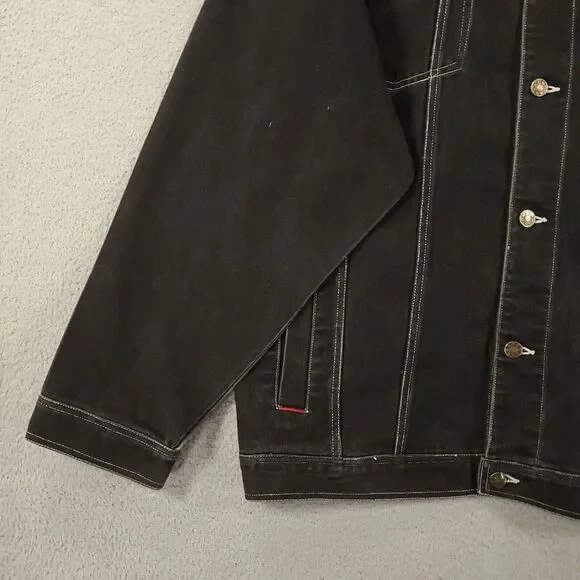 Vintage Fubu Platinum Mohammed Ali Jacket Mens 2XL Y2K Boxing Hip Hop Trucker - Picture 5 of 15